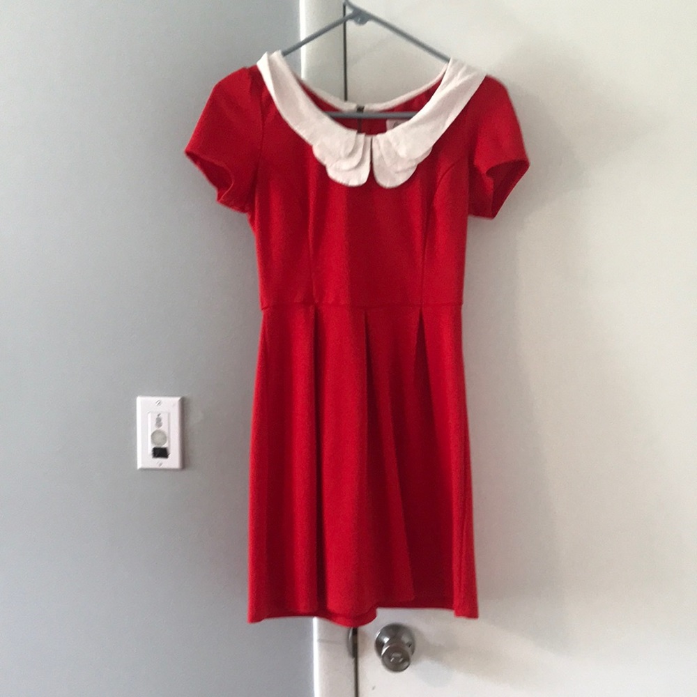 Cute short red dress